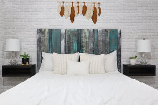 Handcrafted Headboard, Hanger Style, Industrial Mix, California King