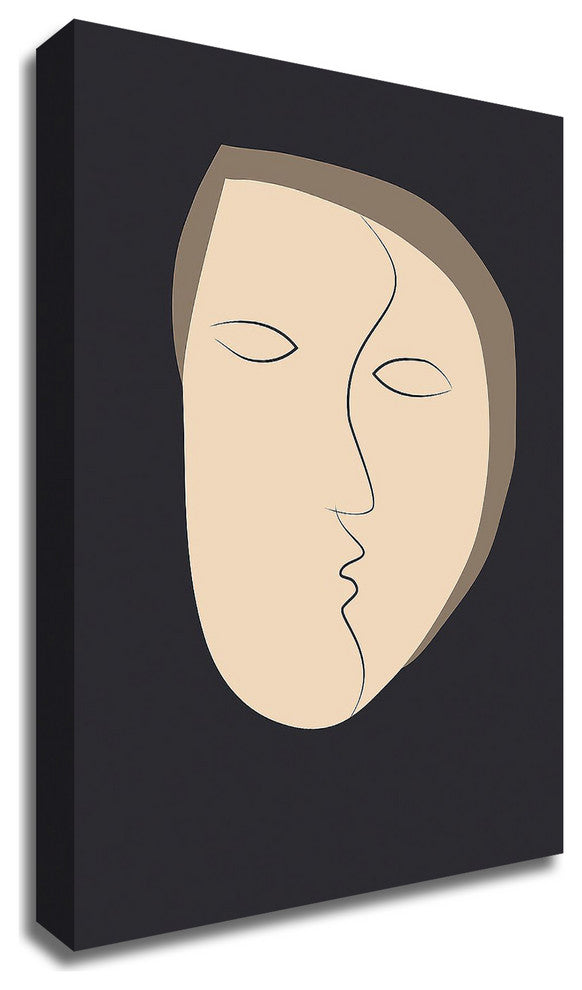 Face It 1 by Design Fabrikken, Print on Canvas, 25"x35"