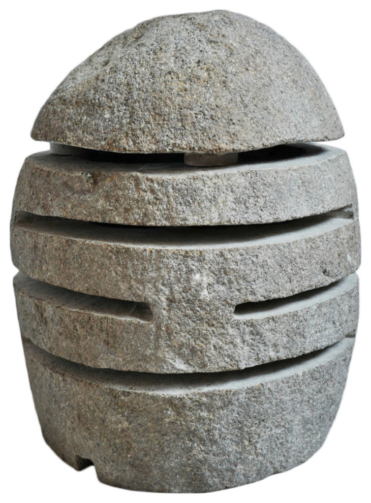 River Rock Garden Lantern, Small