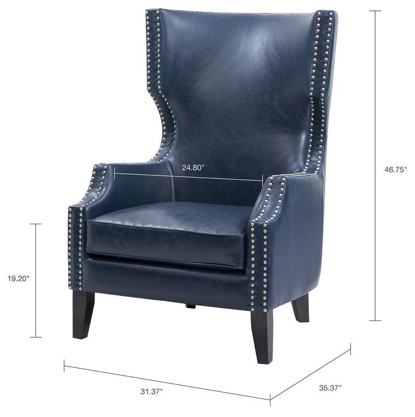 Brighton Modern Wing Chair