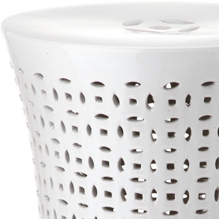 Safavieh Camilla Garden Stool, White