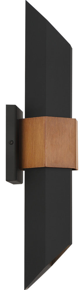 Quoizel CHS8407 Chasm 21" Tall LED Outdoor Wall Sconce - Matte Black