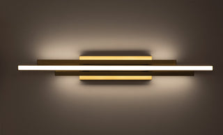 Indra 36" LED Vanity, Satin Brass
