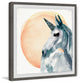"Unicorn Sunrise" Framed Painting Print, 18"x18"