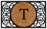 Armada Circle Monogram Doormat, 22"x36", T