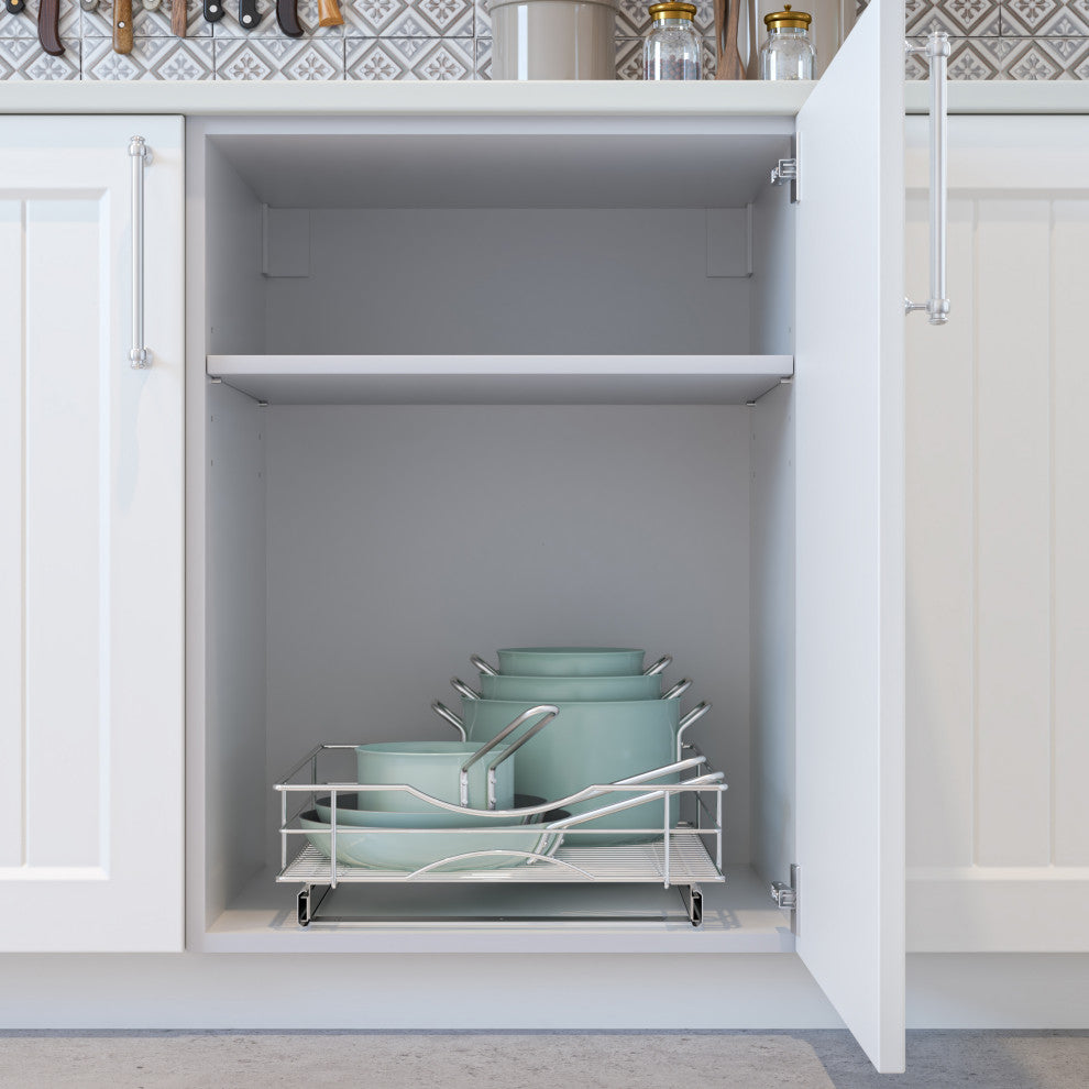 Home Zone Living 17" W x 21" D Pull-Out Cabinet Organizer