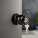 Exterior Door Knob with Key, Pack of 5