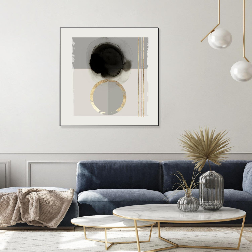 "Dream Life Inspired II" Framed Canvas by Giant Art 20"x20"