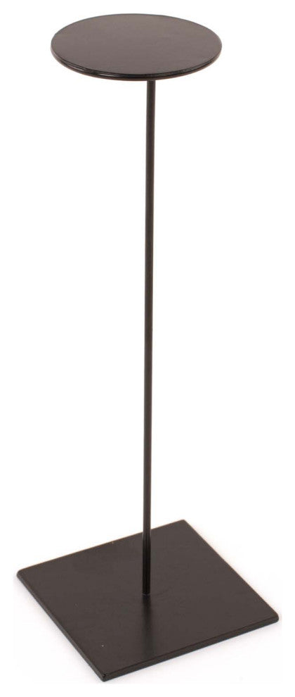 Pedestal, Round, Large, Black