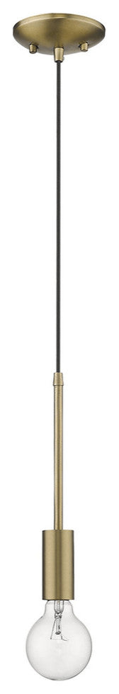 Dull Gold Mini Pendant Hanging Light