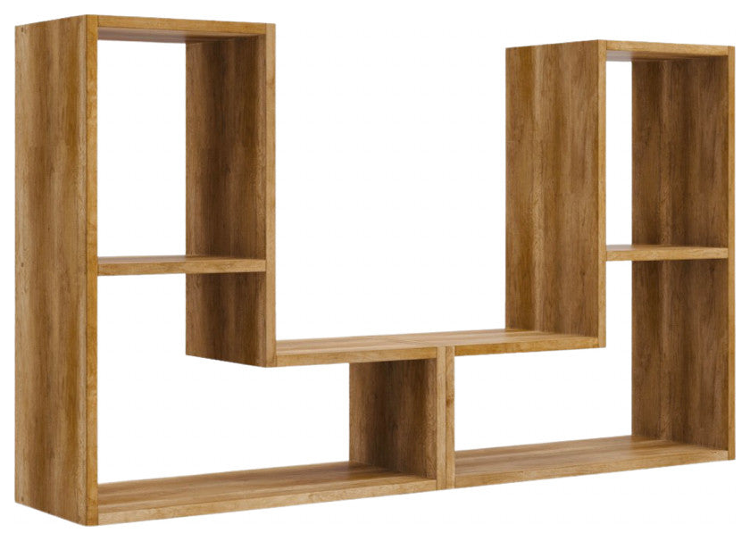 ANALI Modular Bookcase, Country Oak