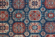 Weave & Wander Kezia Rug, Classic Blue/True Red, 12ft-10in x 15ft