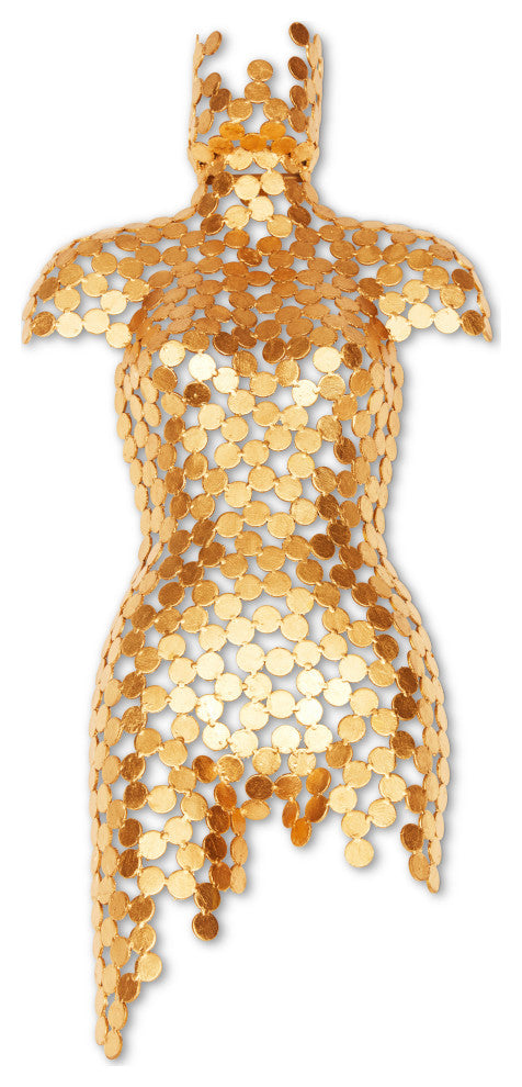Female Torso, Gold Leaf