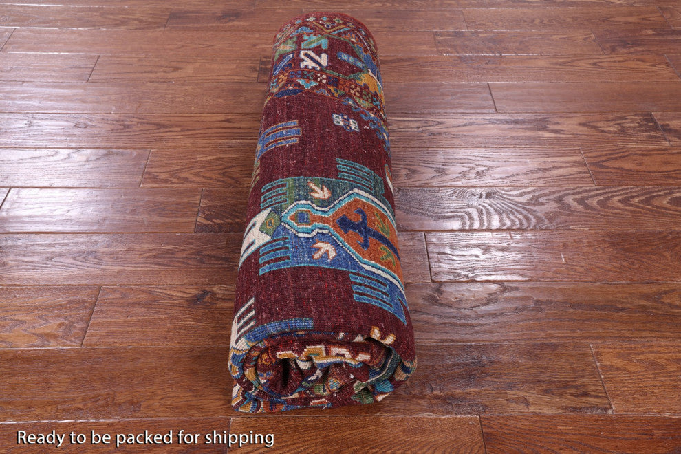 5' 9" X 7' 10" Fine Turkmen Ersari Handmade Rug Q11314