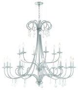 Livex Lighting Daphne Light Foyer Chandelier, Polished Chrome