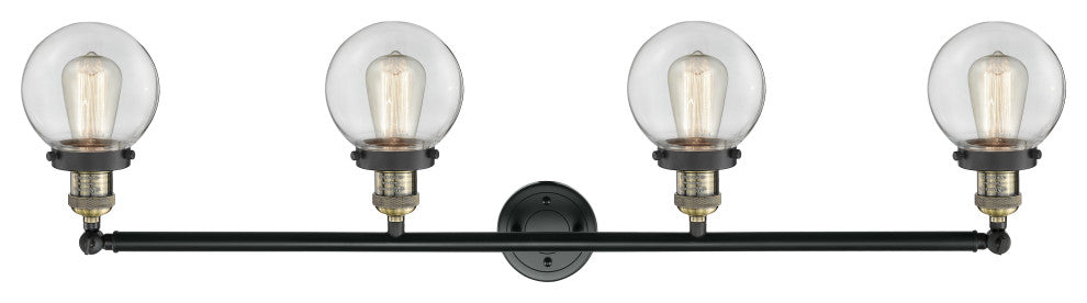 Innovations Lighting 215-Bab-S-G202-6 4 Light 42" Adjustable Bathroom Fixture