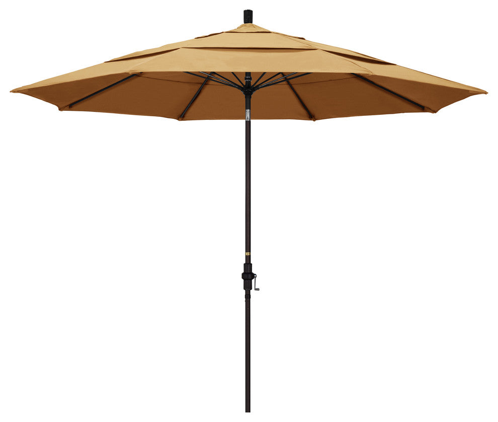 Fiberglass Umbrella Collar Tilt, Sunbrella, Wheat, 11'