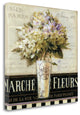 "Marche De Fleurs" By Lisa Audit, Giclee Print on Gallery Wrap Canvas