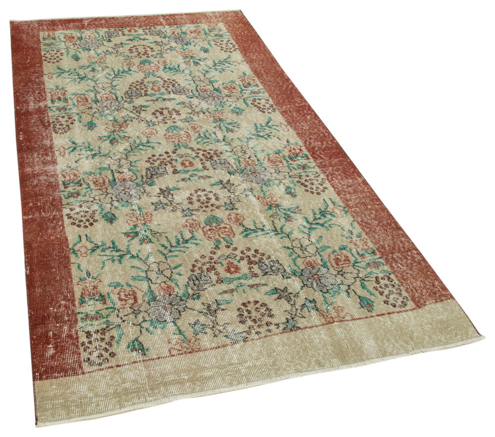 Rug N Carpet - Handwoven Oriental 3' 10" x 8' 3" One-of-a-Kind Small Area Rug