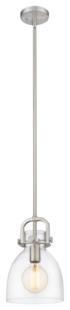 Innovations 412-1S-SN-8CL-LED 1-Light Mini Pendant, Brushed Satin Nickel