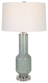 Imperia Aqua Gray Table Lamp
