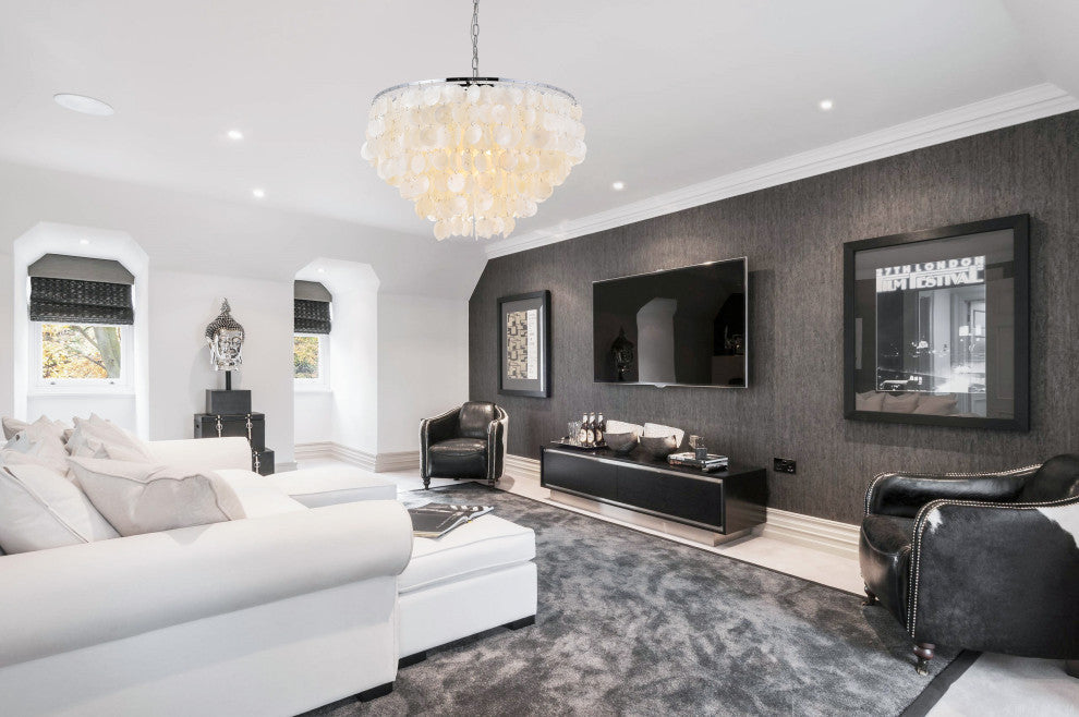 Chrome Finish 6-Light Pendant