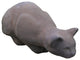 Small Crouching Cat Garden Statue