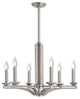 Livex Lighting Trumbull Light Chandelier, Brushed Nickel