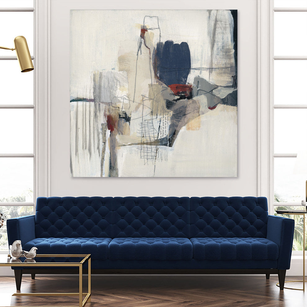 Bay Bridge I V2 - 54 x 54 by Terri Burris