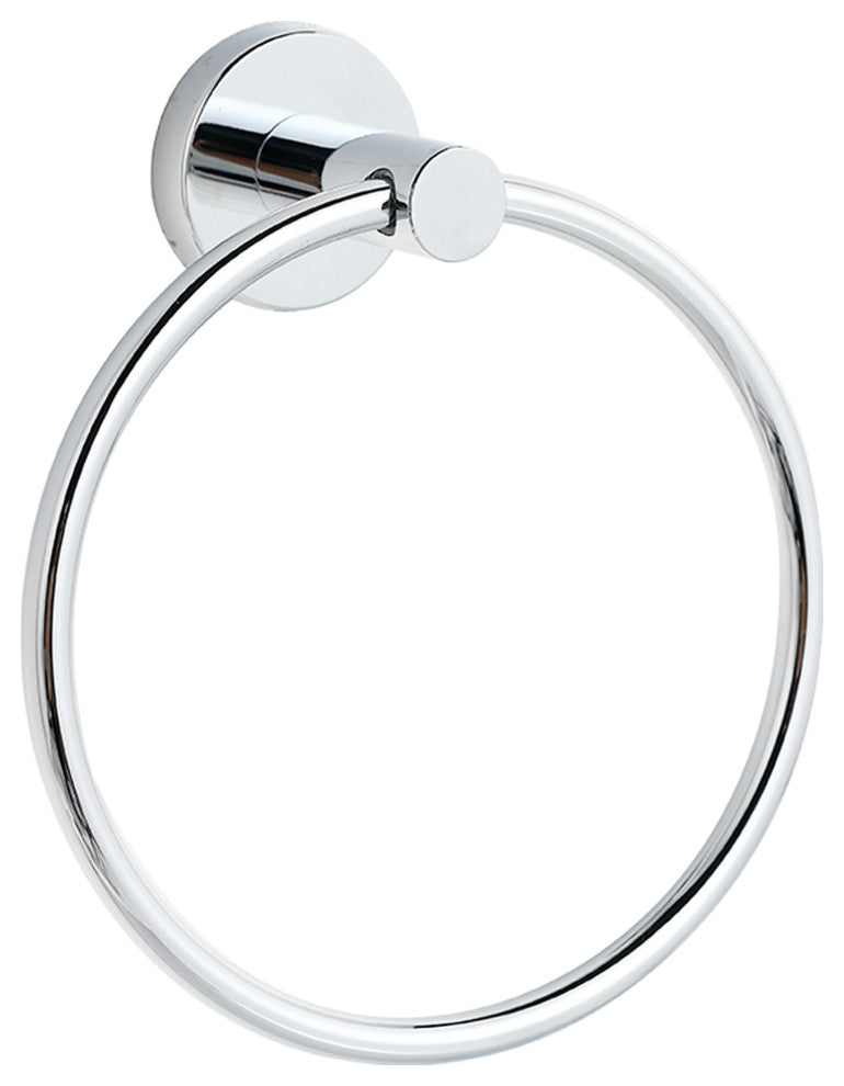 Elizabeth Wall Mounted Towel Ring in Chrome
