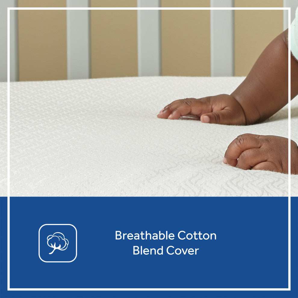 Sealy Baby Posturepedic Grow 2-Stage Crib and Toddler Mattress