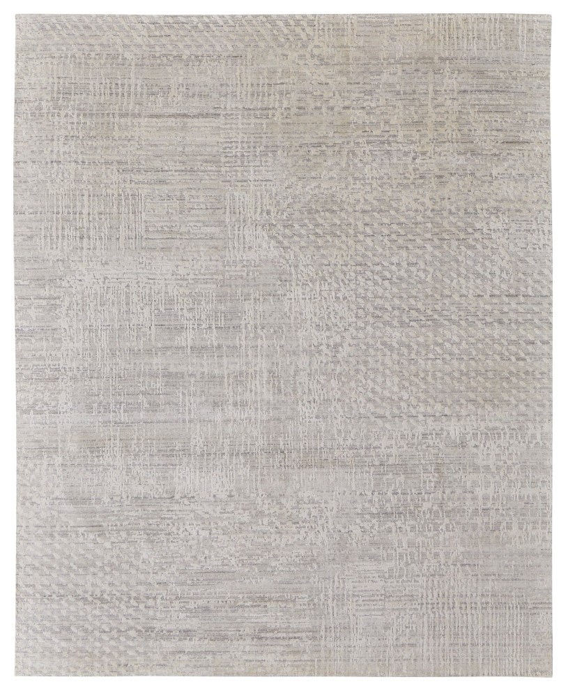Kinton Modern Abstract, Ivory, 12'x15' Area Rug