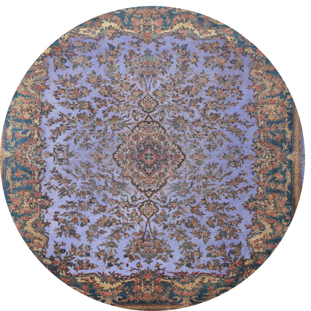 Ahgly Company Indoor Round Traditional Area Rugs, 3' Round