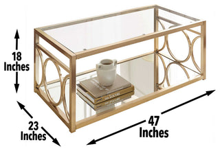 Olympia Cocktail Table Gold