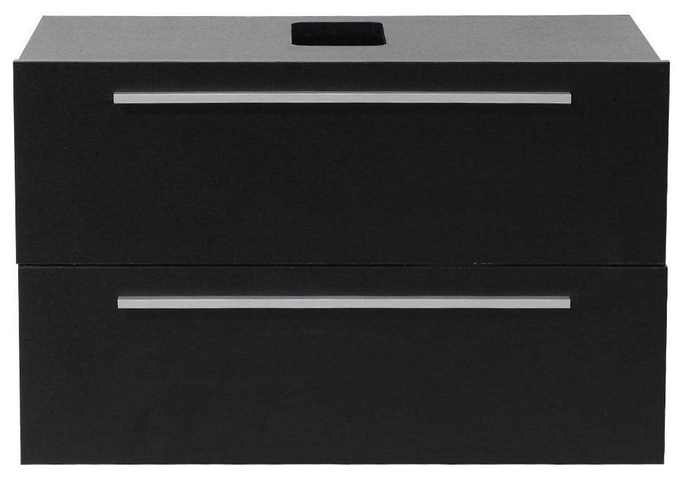 Fresca FCB8080BW Medio 32" Black Modern Bathroom Cabinet