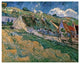 "Thatched Cottages" Digital Paper Print by Vincent Van Gogh, 18"x15"