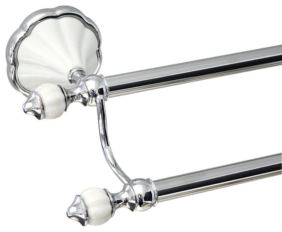 MODONA's 24" Double Towel Bar Flora Series