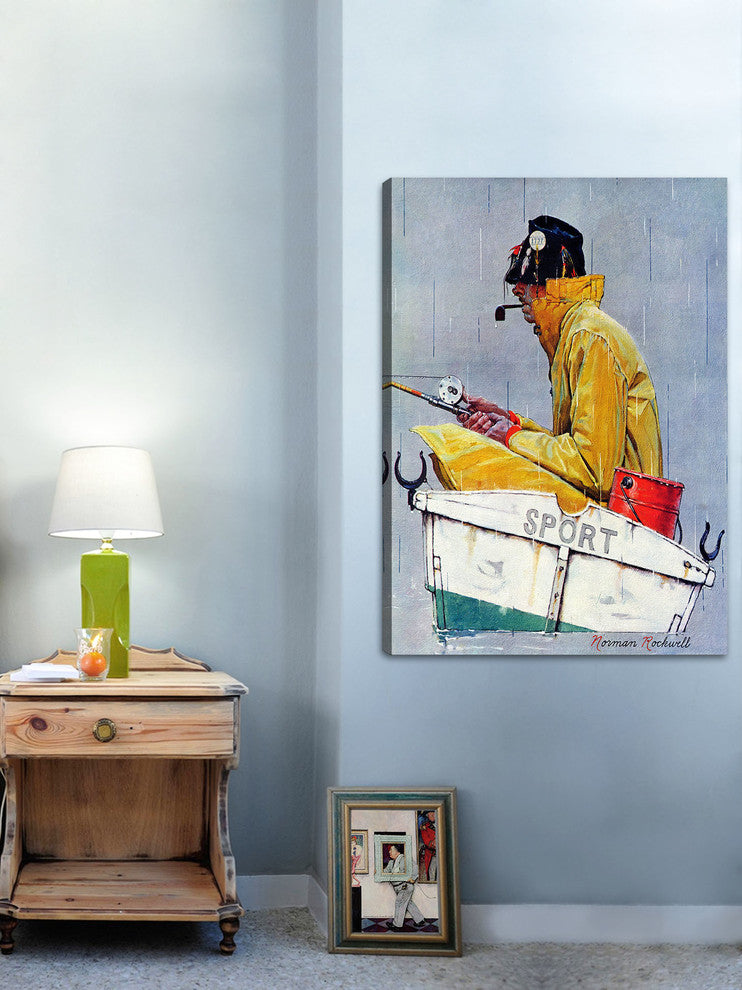 "Sport Saturday Evening Post" Print on Canvas by Norman Rockwell