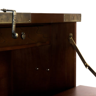 Close-up of hardware on white background; cropped.