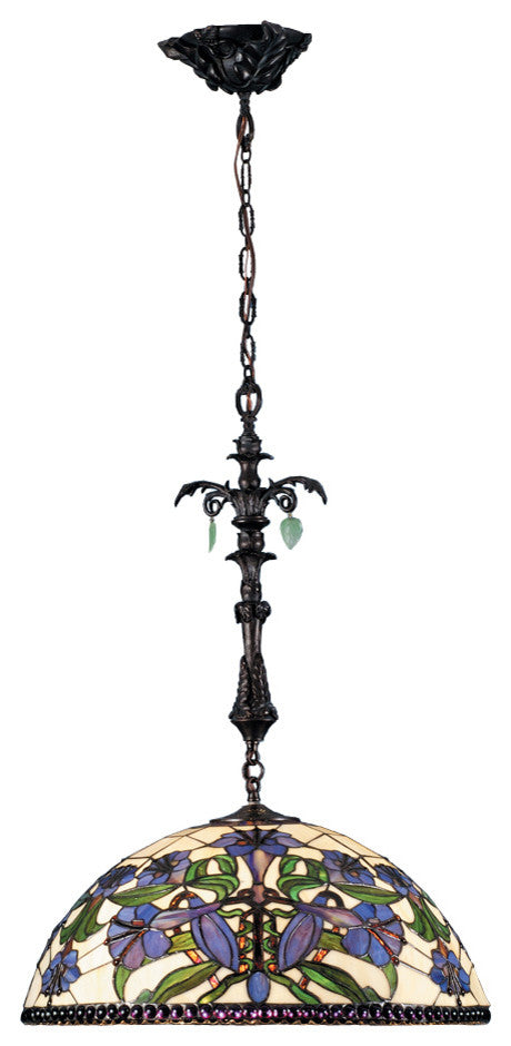 Meyda Lighting 82121 22" Wide Nouveau Lily Pendant