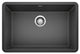 Blanco Precis 27" Single Bowl Silgranit Sink, Anthracite, Modern