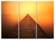 "Old Wooden Bridge into Infinity Sea" Sea PierMetal Wall Art, 3 Panels, 36"x28"
