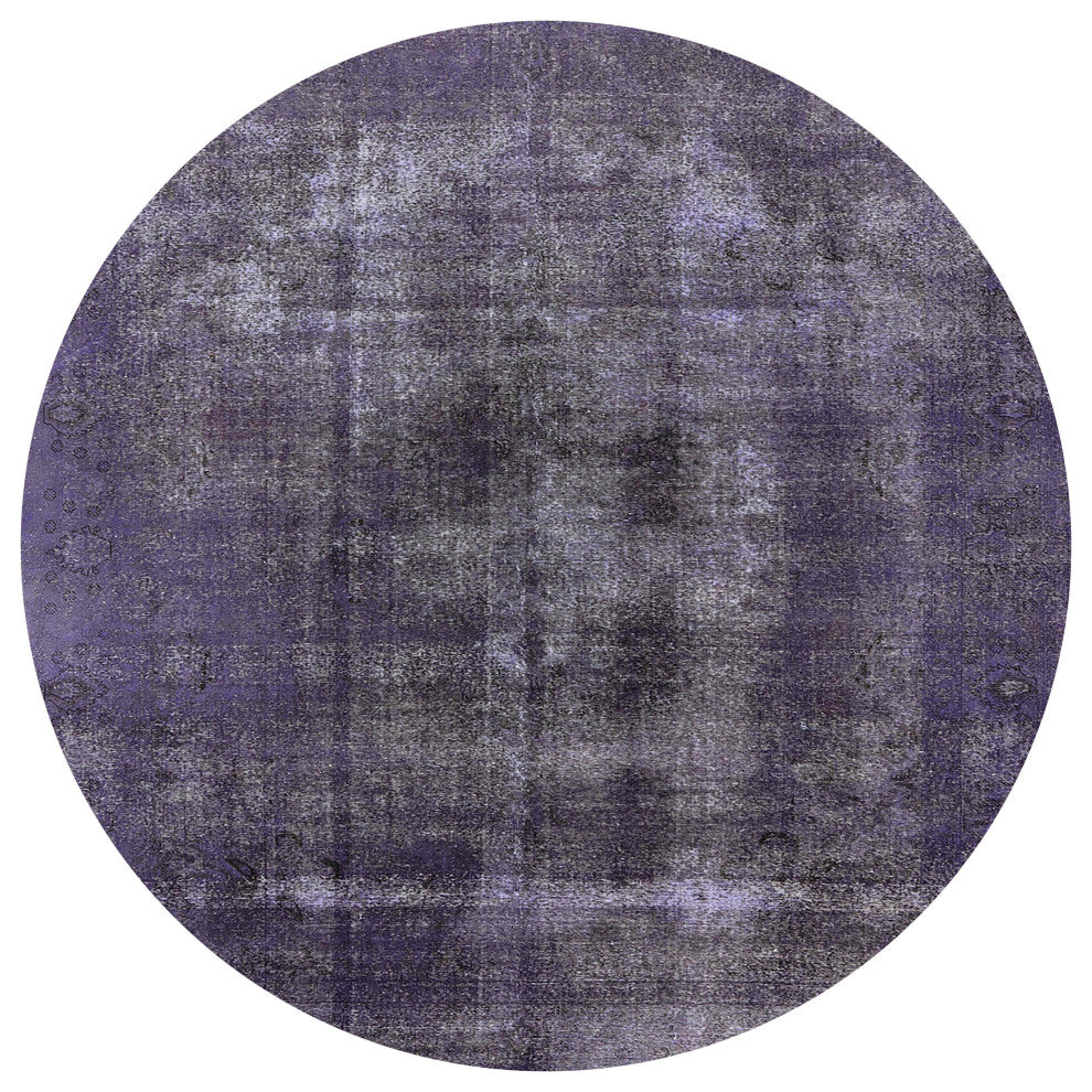 Ahgly Company Indoor Round Mid-Century Modern Area Rugs, 5' Round