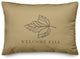 Welcome Fall Leaf 1 14"x20" Spun Poly Pillow