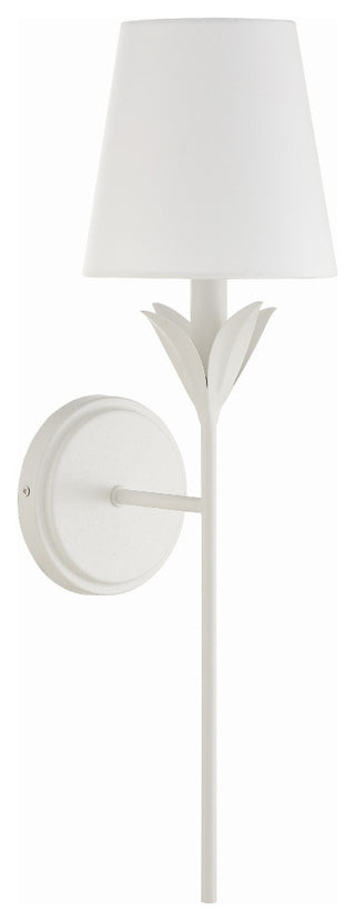 Broche 1-Light Matte White Wall Mount
