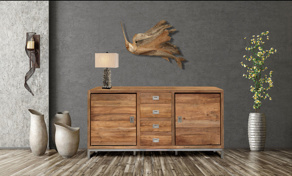 Recycled Teak Wood Stella Sideboard