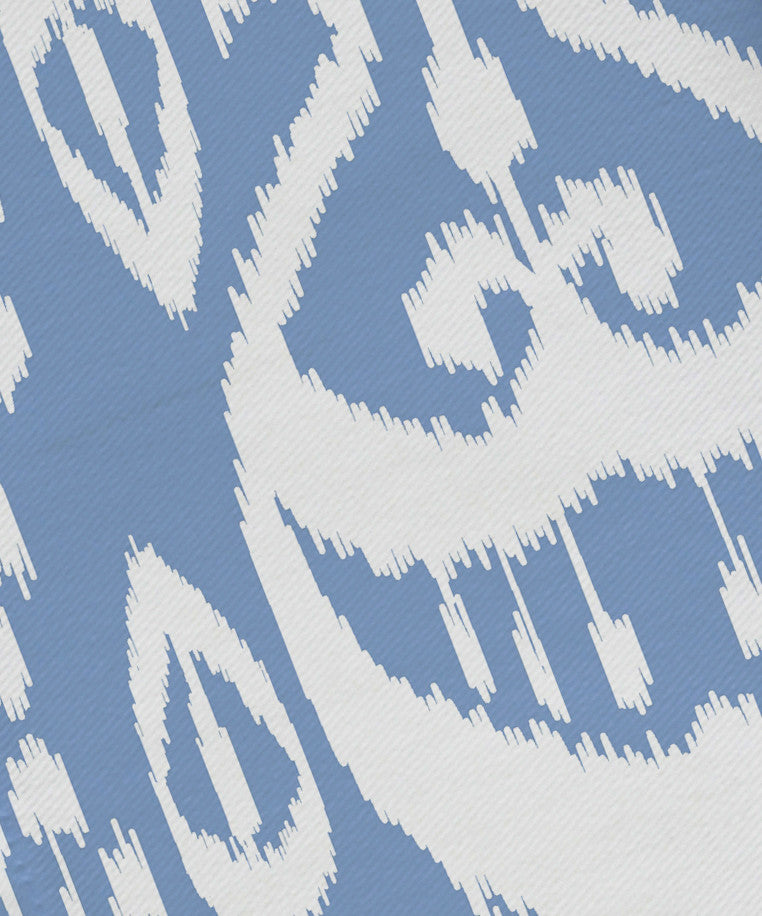 Ikat , Geometric Print Napkin, Blue, Set of 4