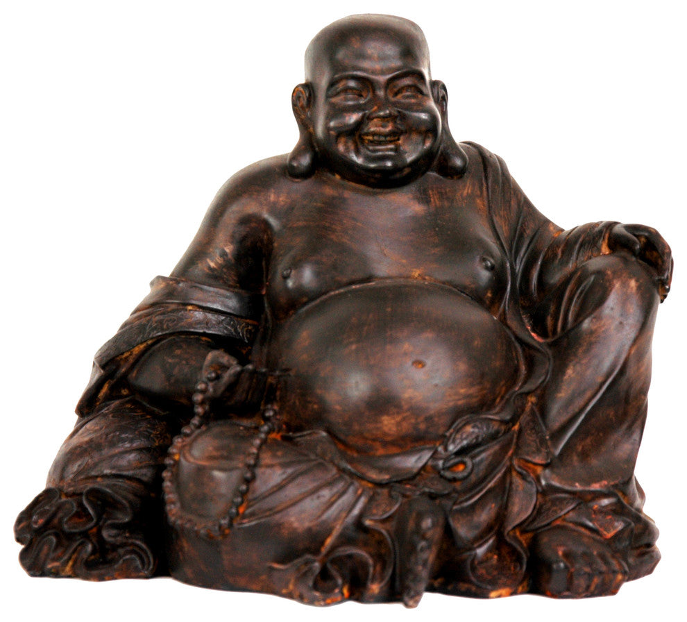 8" Sitting Laughing Buddha Statue