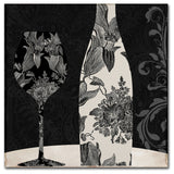 Color Bakery 'Vin Elegant I' Canvas Art, 14"x14"