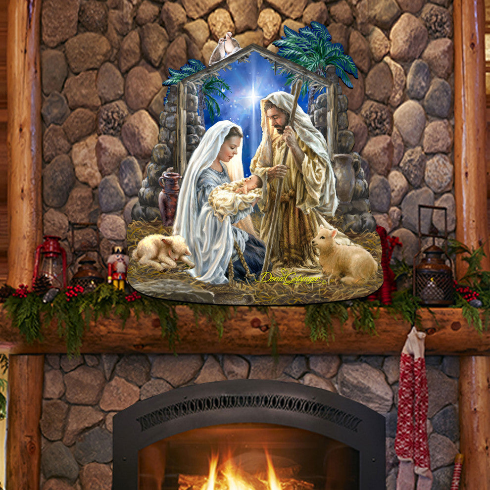 Glory to God Outdoor Wall and Door Hanger by Dona Gelsinger